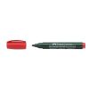 Marker permanent rosu varf rotund multimark Winner 52 Faber-Castell