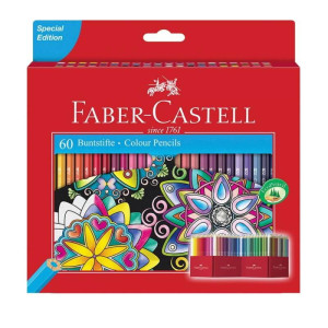 Creioane colorate 60 culori editie speciala Faber-Castell