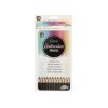 Set 12 creioane colorate acuarelabile in cutie metalica Grafix Premium