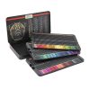 Set 120 creioane colorate in cutie metalica Nassau Fine Art