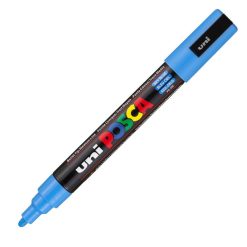 Marker cu vopsea Posca PC-5M - sky blue