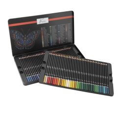 Set 72 creioane colorate Nassau Fine Art in cutie metalica