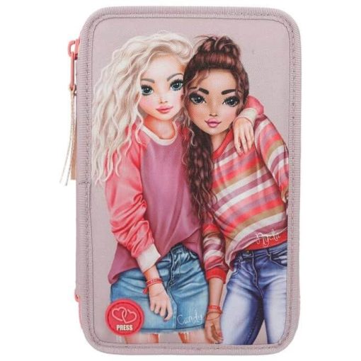 Penar echipat cu 3 fermoare Top Model Best Friend cu led