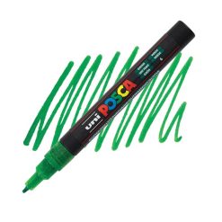 Marker PC-3M Posca 0.9-1.3 mm cu sclipici - verde