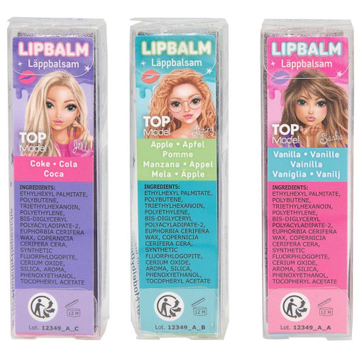Balsam de buze pentru copii Beauty and Me TopModel - imagine 2