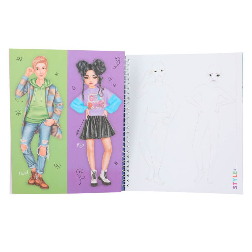 Carte de colorat Creaza TopModel - imagine 3