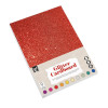 Set 10 coli carton cu sclipici 200 gr.