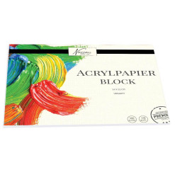 Bloc desen pentru culori acrilice 24x32 cm 10 file 300 gr.