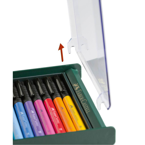 Set 12 culori Pitt Artist pen Faber-Castell - imagine 2