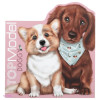 Carte de colorat Doggy Top Model