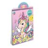 Carte de colorat cu stickere Unicorn