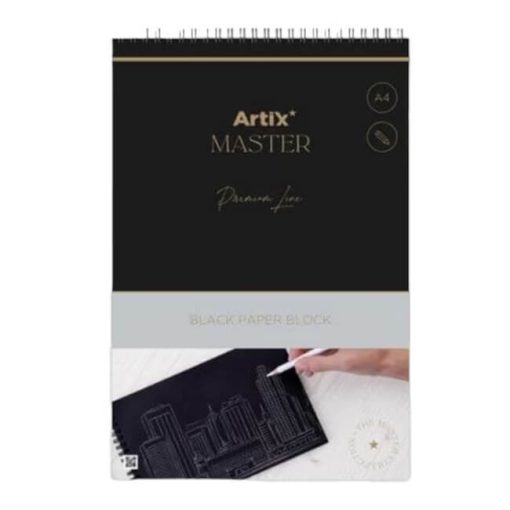 Bloc desen A4 Artix 40 file 20 gr. foi negre