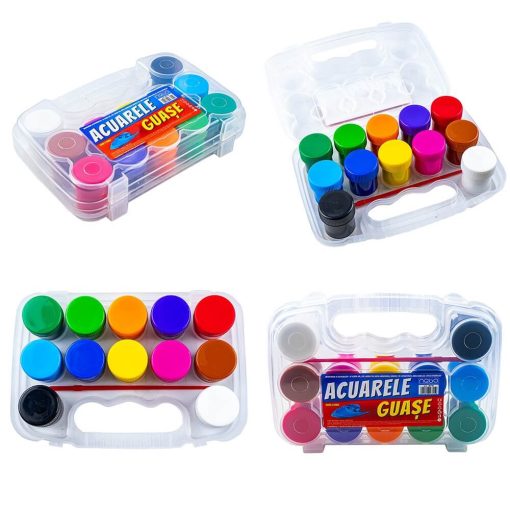 Set guase 12 culorix20 ml + pensula - imagine 2