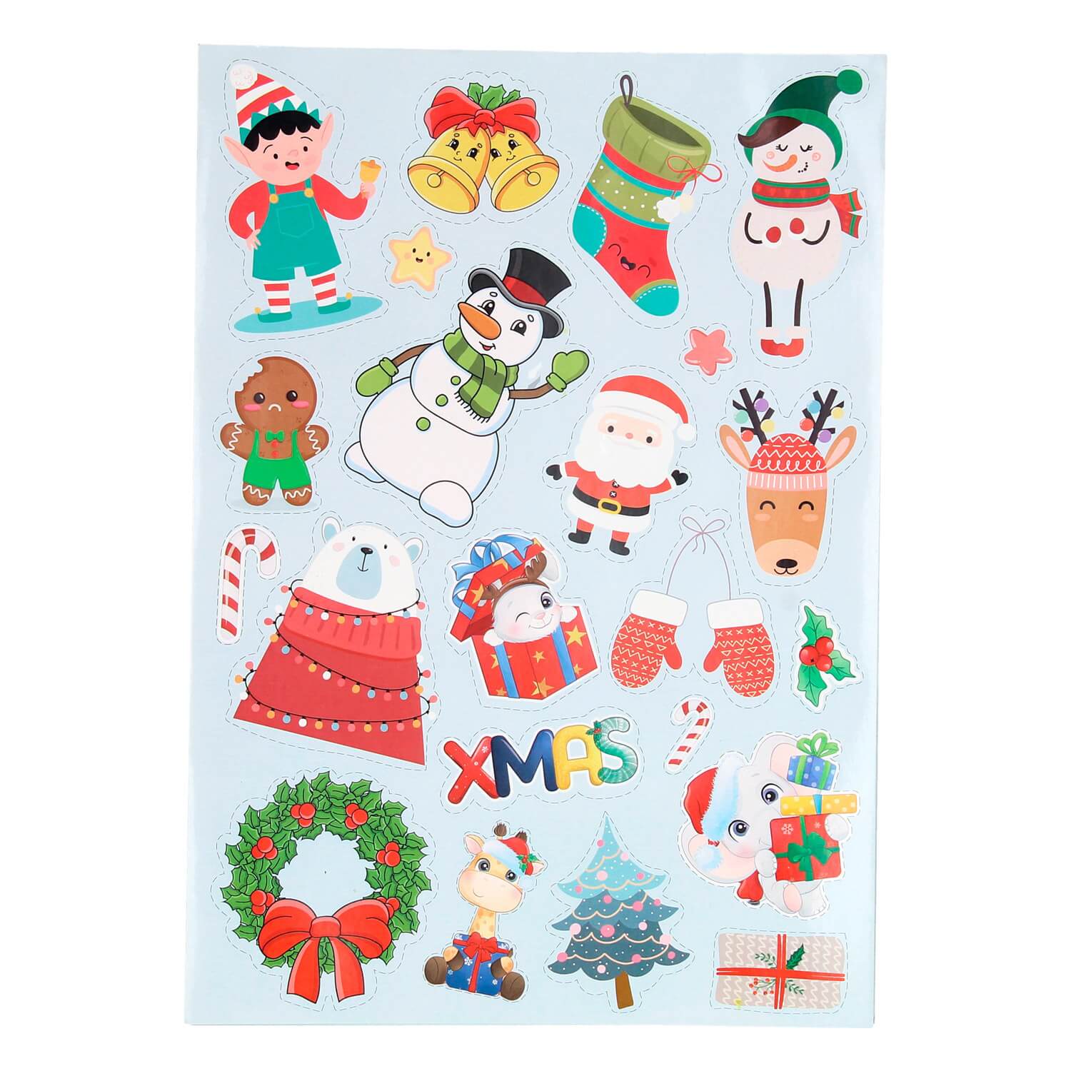 Carte cu abtibilduri de Craciun 200 modele - imagine 2