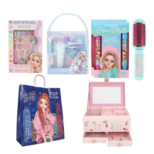 Set cadou cutie bijuterii si cosmetice TopModel Fashion
