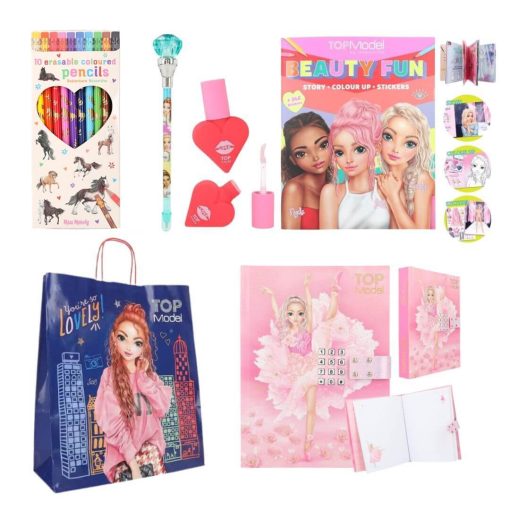 Set cadou jurnal si accesorii TopModel Fun