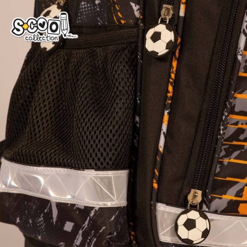 Ghiozdan scolar tip troller Fotbal - imagine 3