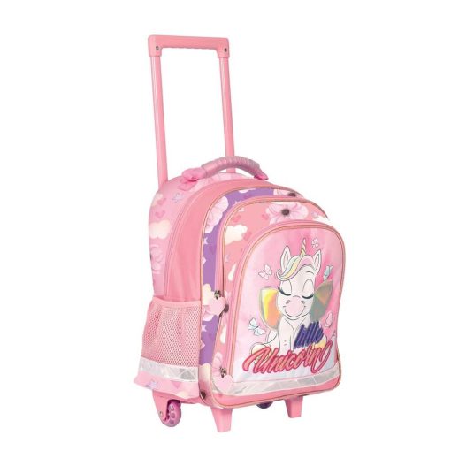 Ghiozdan scolar tip troller Micul Unicorn - imagine 2