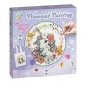 Set pictura cu diamante pe geanta din panza 25x31 cm