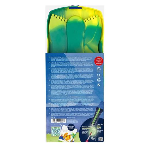 Set 12 culori acuarele Connector Dinozauri 2025 Faber-Castell - imagine 2