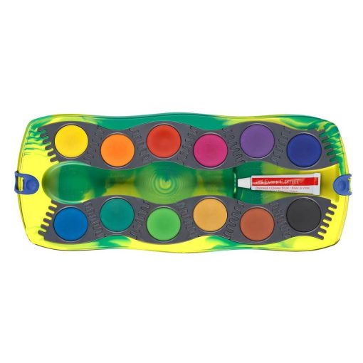 Set 12 culori acuarele Connector Dinozauri 2025 Faber-Castell - imagine 4