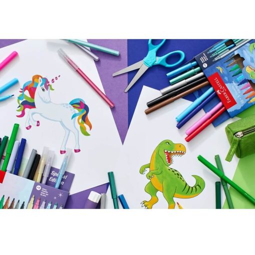 Set carioci 18+6 culori Dinozauri Faber-Castell - imagine 4