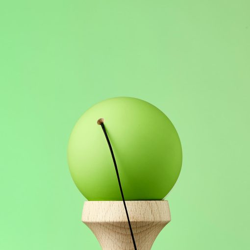 Kendama Krom Pop Rubber Lime Green - imagine 4