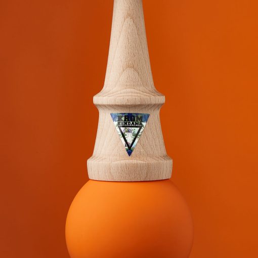 Kendama Krom Pop Rubber Orange - imagine 2