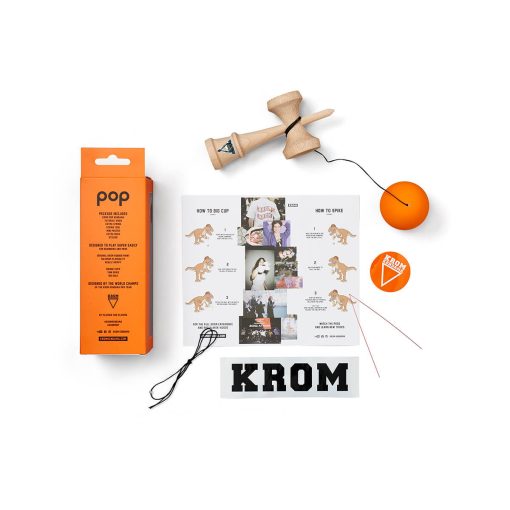 Kendama Krom Pop Rubber Orange - imagine 9