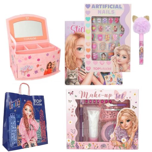 Set cadou cutie bijuterii si cosmetice TopModel Happy Together