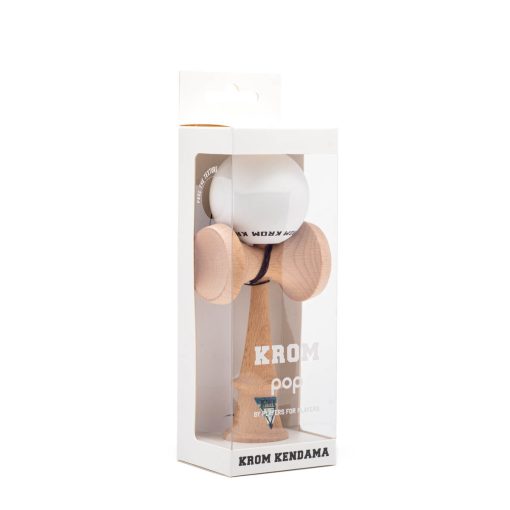 Kendama Krom Pop Rubber White