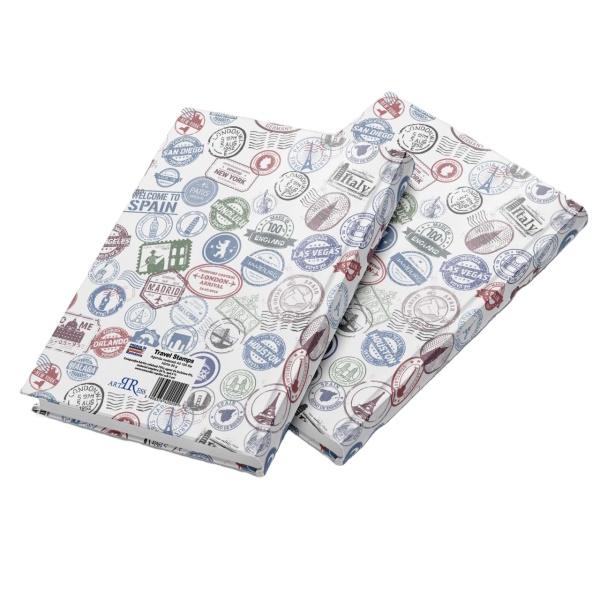 Agenda A5 nedatata Travel Stamps - imagine 3