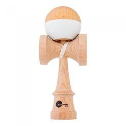 Alternative view of Kendama USA Kaizen Jet Shape Half Split Rubber Natty White
