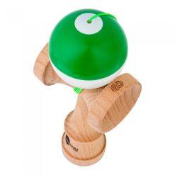 Alternative view of Kendama USA Kaizen Jet Shape Half Split Super Sticky Green White