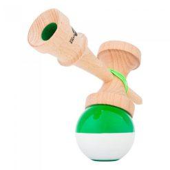Kendama USA Kaizen Jet Shape Half Split Super Sticky Green White