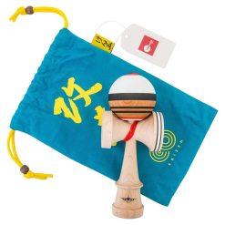 Kendama USA Kaizen Jet Shape White Natty Black Red Rubber Dart