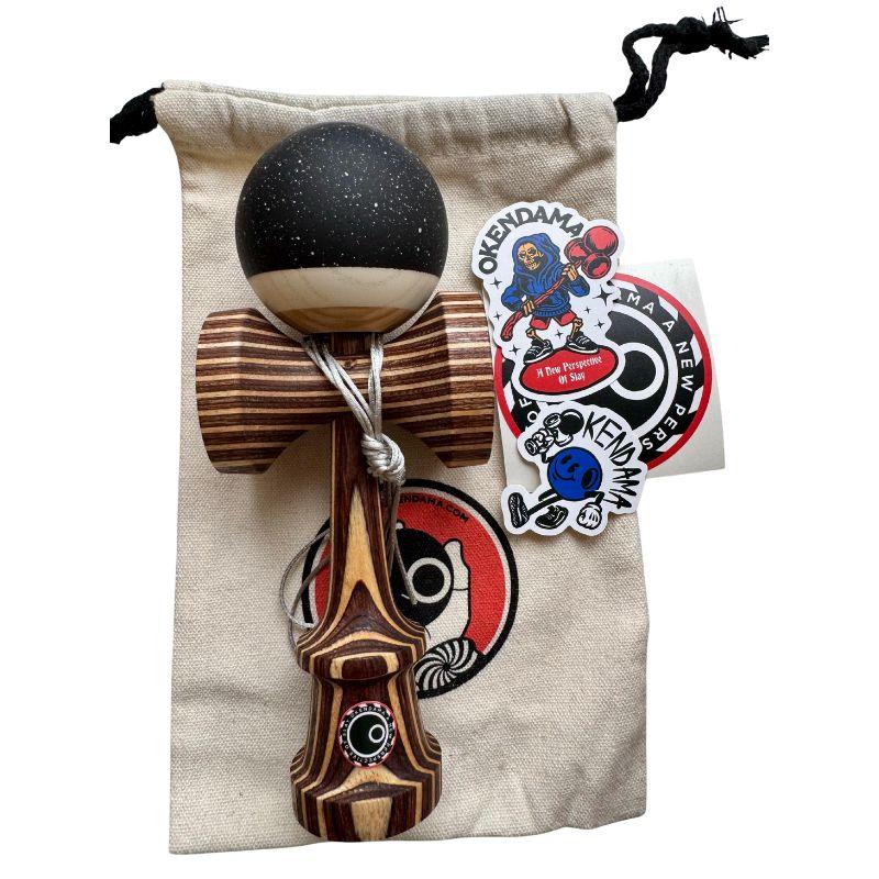 Okendama Ply Zobens Dub Brown Revo Ash Splatter Black White