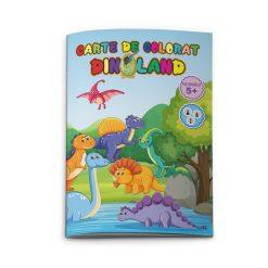 Carte de colorat A4 24 pag Dinoland