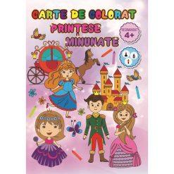 Carte de colorat A4 24 pag Printese minunate