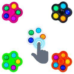 Alternative view of Jucarie senzoriala Antistres tip Spinner 8 x 8 x 1 cm
