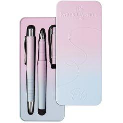 Alternative view of Set stilou B + pix XB Poly Flow Roz-Bleu Faber-Castell